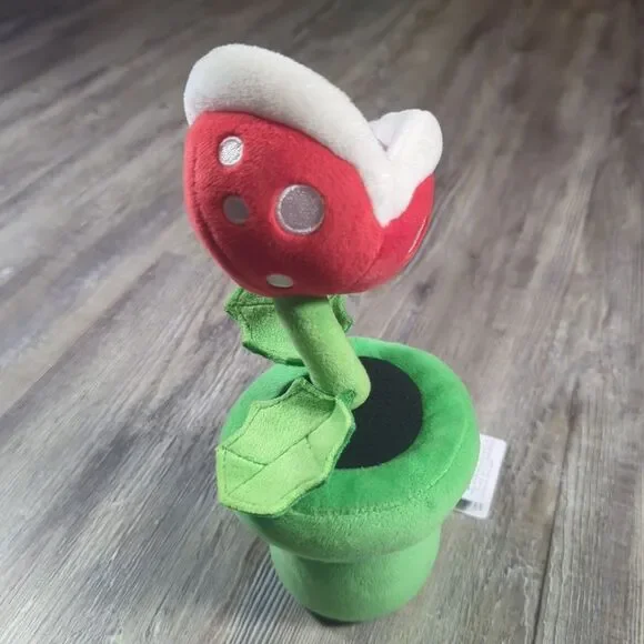 Piranha Plant All Star Plush 9" Super Mario Bros Little Buddy 1594 AC27 - Picture 5 of 11